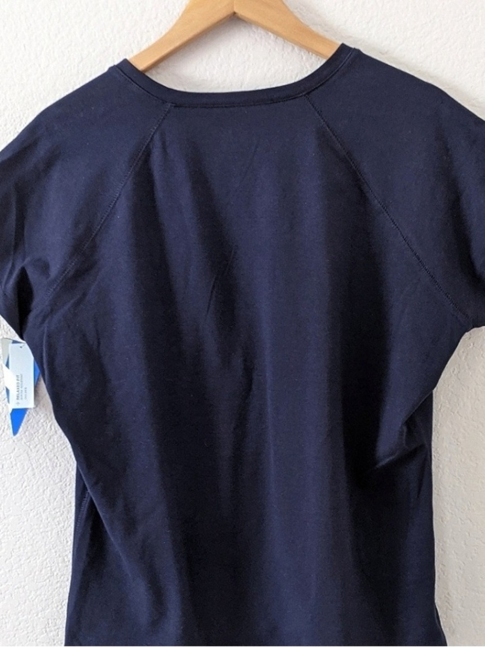 Kids Short Sleeve Crew Neck Top in Navy